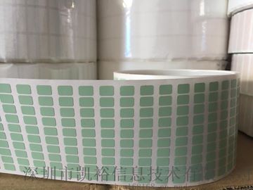 SMT耐高溫標簽綠色高溫條碼紙PCB高溫標簽貼廠家